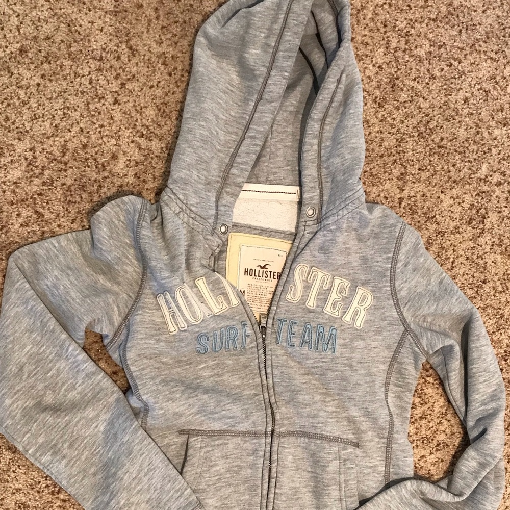 Hollister zip up sweatshirt